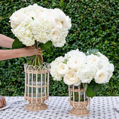 Juliska Provence Rattan 11.5" Hurricane - Whitewash in Saudi Arabia