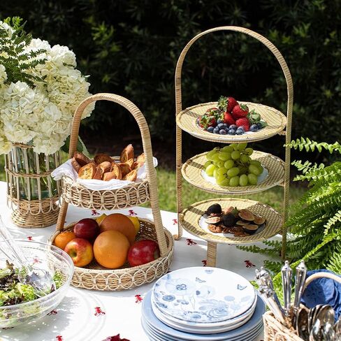 Juliska Provence Rattan 11.5" Hurricane - Whitewash in Saudi Arabia