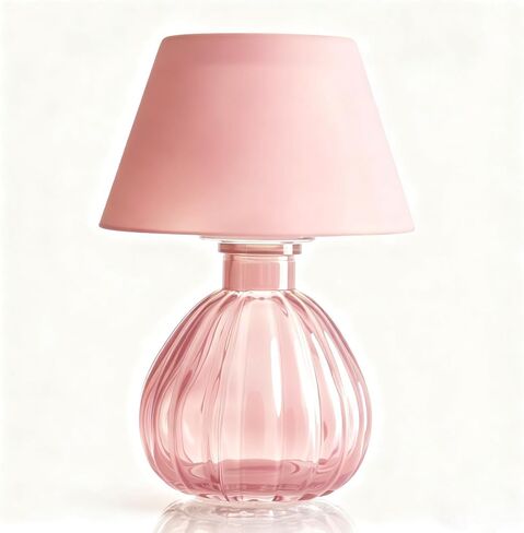 Table Lamp-Shaped Glass Hurricane Candle Holder,Crystal-Decorated Candle Holder,Tea Lights and Electronic Candles, Vintage Decoration,Warm Gift.Wedding Party Supplies,Christmas Dark Green(Pink) in Saudi Arabia