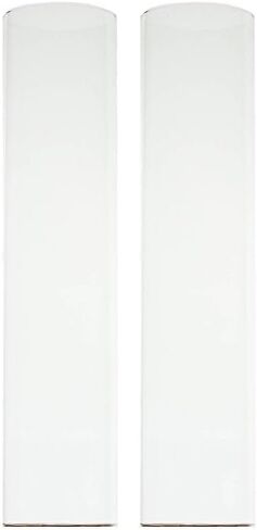 2 Pcs Clear 18 inches Open End Cylinder Glass Hurricane Candle Shade Tubes | 18" Chimney Cylindrical Candle Holder Sleeves for Wedding Party Events Reception Centerpiece Home Decorations Supplies in Saudi Arabia