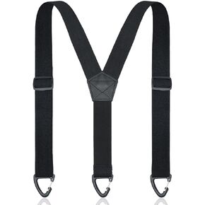 Acozycoo Men's Heavy Duty Suspenders - 1.5 Inch Wide Y-Back Design with 3 Snap Loops,Adjustable Hidden Work Suspenders in Saudi Arabia