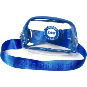 Clear Stadium Crossbody Bag [Blue - 8" x 5" x 2"] in Saudi Arabia