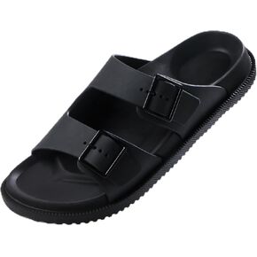 BEMGNAR Men's Comfort Slides with Arch Support - Adjustable Buckle Straps & Lightweight EVA Footbed in Saudi Arabia