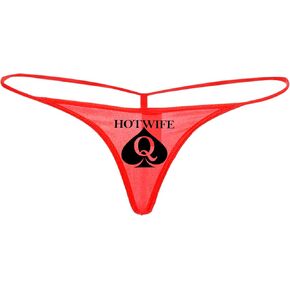 QOS Pink Hotwife - Queen of Spades Logo G-String Thong Tanga in Saudi Arabia