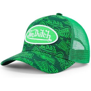 Von Dutch Kids Trucker Hat Jax Collection | Adjustable Mesh Snapback with Logo & Printed Front Designs in Saudi Arabia