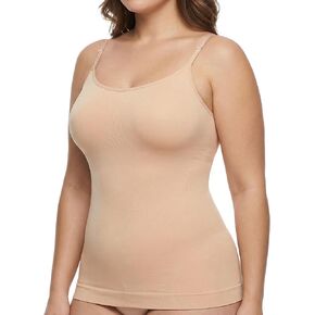 KYLELOVE Women Shapewear Camisole,Round Neck Body Shaper Compression Cami Slimming Tank Tops for Women Tummy Control Camisole in Saudi Arabia