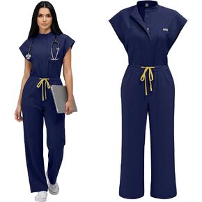 Women's Medical Scrub Sets-Jumpsuit for Women,Uniform for Nurses/Dental Professionals or Athletic Wear. in Saudi Arabia