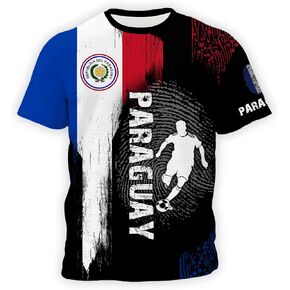 Kids Soccer Jersey Flag Print Football Shirt for Boys Girls Youth Fans Children Football Top in Saudi Arabia