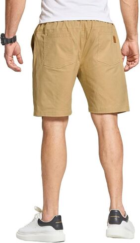 FizzPop Mens Shorts Casual Summer Cotton Chino Golf Beach Drawstring Shorts in Saudi Arabia