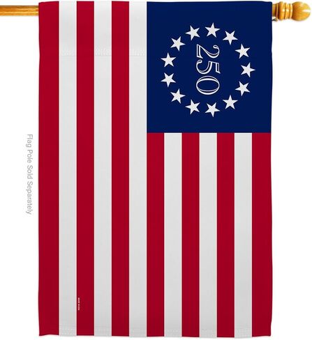 America 250 Flag Betsy Ross Independence Day Wall Tapestry House Banner Canvas Prints Yard Sign Textile Woven Fabric Poster USA 250th Anniversary Merchandise Decoration Gift in Saudi Arabia