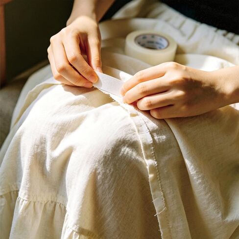 KOl.KIM Hem Tape No Sew No Iron Hemming Tape for Curtains, Double Sided Fabric Tape for Clothes Dress Pants Clothing Tape to Keep Clothes in Place Prom Accessories (1/4inch +1/2inch + 1inch) in Kuwait