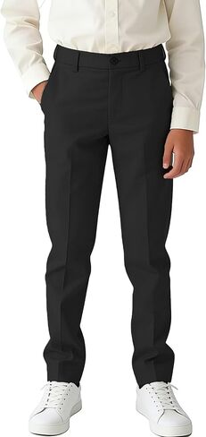 Boys' Dress Pants Kids Wedding Suit Pants Boys School Uniform Pants Trousers for Golf Play & Outdoor Adjust Waist in Kuwait