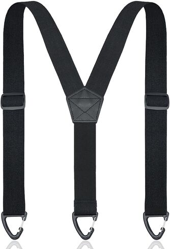 Acozycoo Men's Heavy Duty Suspenders - 1.5 Inch Wide Y-Back Design with 3 Snap Loops,Adjustable Hidden Work Suspenders in Saudi Arabia