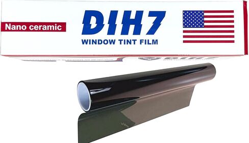 Nano Ceramic Window Film Roll 99% UV Protection, 94–98% IR Rejection, 75% TSER, No Signal Interference, Scratch Resistant, Easy Shrink, Professional Grade 20 inches and 100 feet in Saudi Arabia