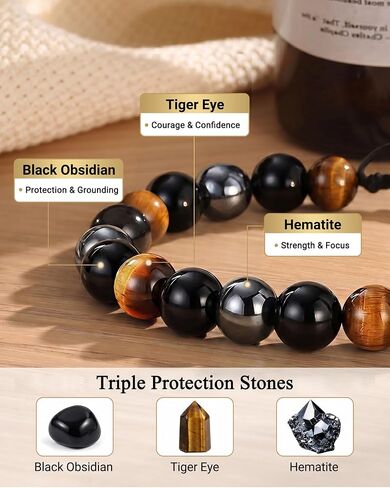 Eryuor Stay Strong Son, Triple Protection Bracelet Gifts for Son Teen Boys in Kuwait