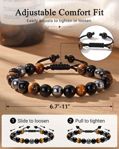 Eryuor Stay Strong Son, Triple Protection Bracelet Gifts for Son Teen Boys in Kuwait