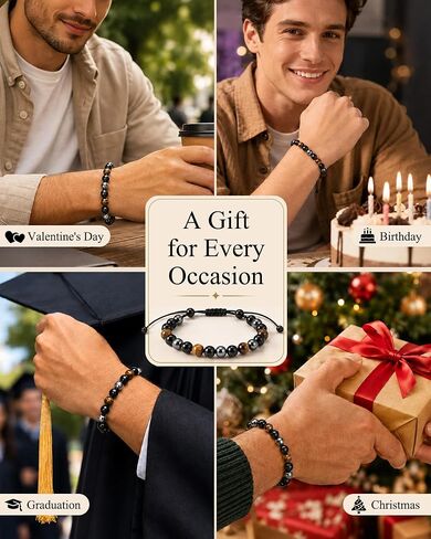 Eryuor Stay Strong Son, Triple Protection Bracelet Gifts for Son Teen Boys in Kuwait
