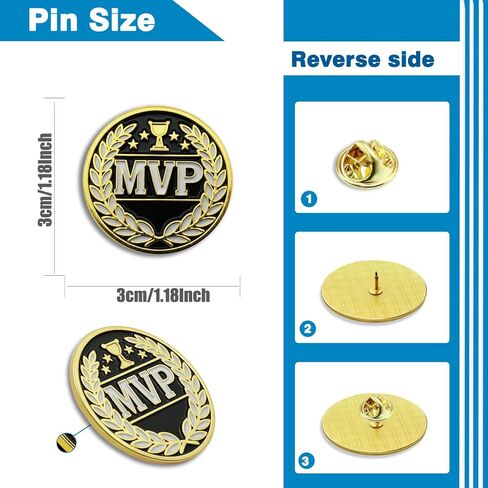 10/20/50/100Pcs Goat Trophy MVP Award Pins Bulk -Alloy MVP Softball Baseball Football Soccer Team Sports Gifts Fans Championship Badges Pin Souvenir Gifts in Saudi Arabia