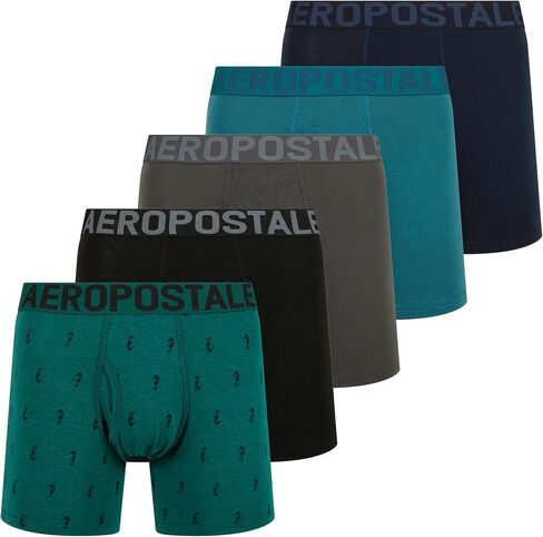 AEROPOSTALE Men's Underwear 5 Pack Boxer Briefs for Men in Kuwait