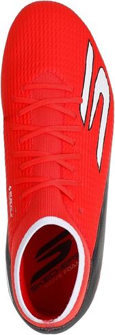 حذاء كرة قدم رجالي من Skechers SKX_2 High Academy للأرضيات الصلبة، زخرفة سوداء صناعية باللون الأحمر، مقاس 36 EU in Kuwait