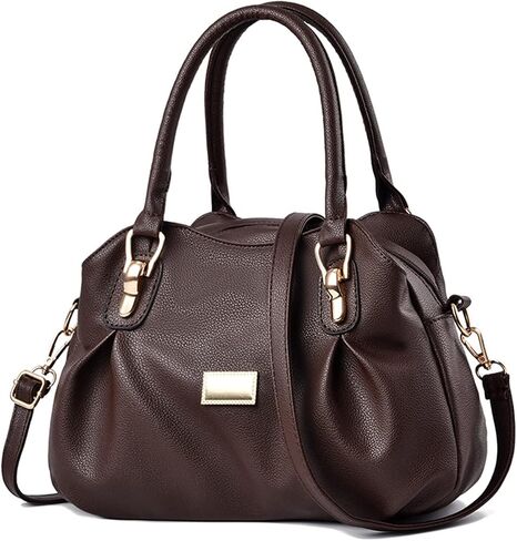 NICOLE & DORIS Womens Designer Handbag Stylish Top Handle Handbags Soft PU Leather Shoulder Bags Crossbody Bag in Saudi Arabia