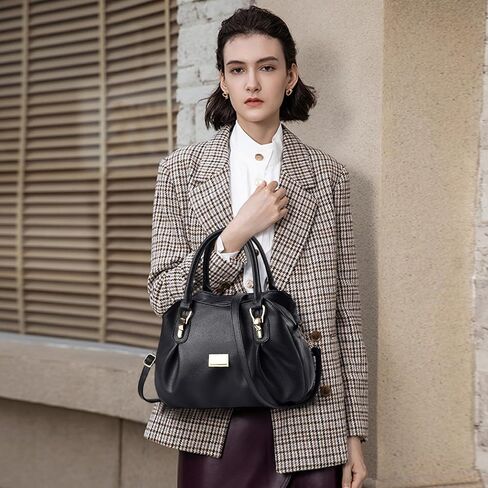 NICOLE & DORIS Womens Designer Handbag Stylish Top Handle Handbags Soft PU Leather Shoulder Bags Crossbody Bag in Saudi Arabia