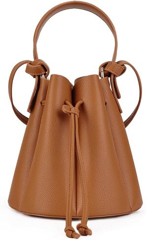 Bucket Purse Tulip Flower Shaped Crossbody Shoulder Bag Drawstring Chic Top Handle Handbag for Women Work Daily in Kuwait