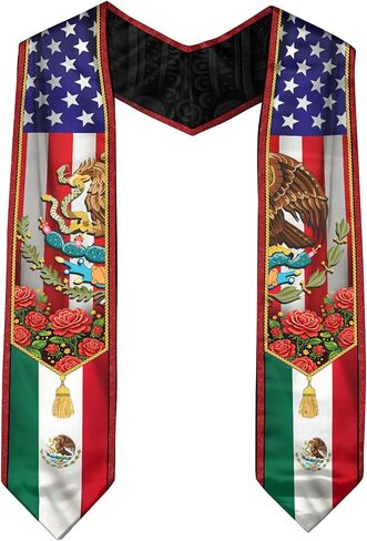 Mexican Graduation Sash, Mexican American Sash 2026, Class Of 2026, Mexico Graduation Stole in Kuwait