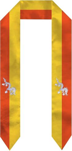 National Graduation Sash/Stole Unisex Country Flag Graduation Sash/Scarf for International Study Abroad in Saudi Arabia