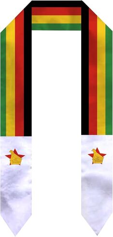 National Graduation Sash/Stole Unisex Country Flag Graduation Sash/Scarf for International Study Abroad in Saudi Arabia