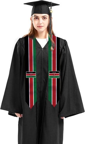 National Graduation Sash/Stole Unisex Country Flag Graduation Sash/Scarf for International Study Abroad in Saudi Arabia