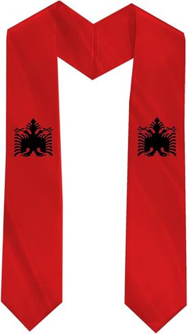 Albania Country Flag Graduation Stole Sash Double-Layer Ceremonial Scarf (Somalia) in Saudi Arabia