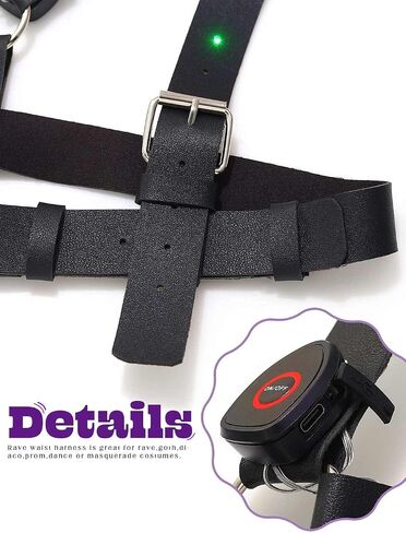 Yonamix Light Up Rave Accessories Body Harness Belt for Women in Saudi Arabia