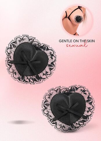 Lace Adjustable Handcuffs with Chain Silk Satin Heart Shaped Breast Set for Couples in Kuwait