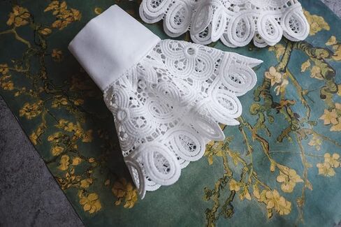 Elegtiskas Wrist Lace Cuffs Lace Cuffs Steampunk Wrist Cuff Bracelet False Sleeves in Kuwait