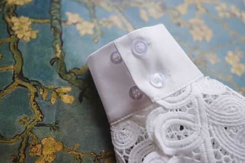 Elegtiskas Wrist Lace Cuffs Lace Cuffs Steampunk Wrist Cuff Bracelet False Sleeves in Kuwait