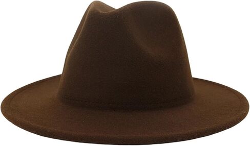 Fedora Hats for Men Women, Wide Brim Felt Jazz Hat in Saudi Arabia