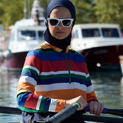 Modest Swimwear for Women 3-Piece Set | Parachute Swimsuit Set | Long Sleeve Burkini Set | Islamic Full Cover ​Bathing Suit in Saudi Arabia
