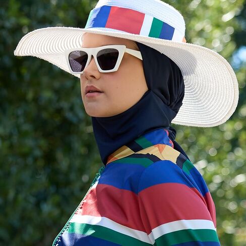 Modest Swimwear for Women 3-Piece Set | Parachute Swimsuit Set | Long Sleeve Burkini Set | Islamic Full Cover ​Bathing Suit in Saudi Arabia