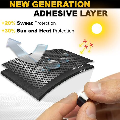 Eyeglass Nose Pads Anti Slip - 6 Pairs Ultra Thin 1mm Silicone Nose Pads for Glasses - Soft Stick On Nose Cushions for Eyeglasses & Sunglasses - Microfiber Cleaning Cloth - (Black Black) in Saudi Arabia