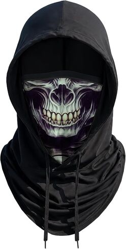 Skull Balaclava Hat for Women Men Sun UV Protection Summer Cooling Full Face Mask Cycling Hiking Fishing Outdoor Sports in Saudi Arabia