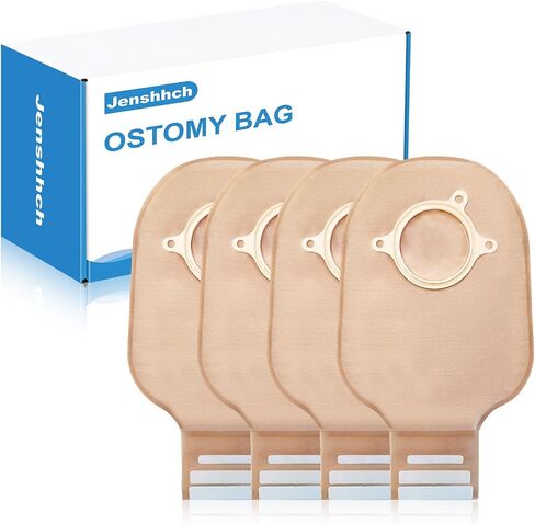 10 PCS Skin Barrier with Non-Woven Border for Two Piece Colostomy Bags, Ostomy Supplies Colostomy Wafer for Colostomy Ileostomy Stoma Bags, Cut-to-Fit, 60mm Max in Saudi Arabia