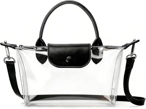 Clear Bag for Stadium Events, Small Crossbody Purse for Concerts, Sports Events World Cup, Durable Waterproof in Kuwait