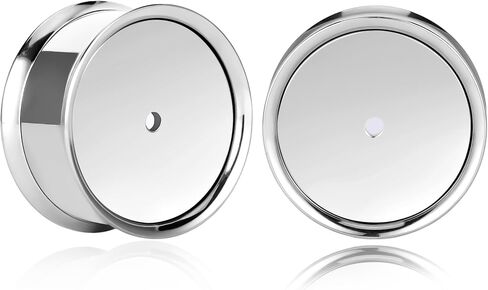 Vankula 2PCS DIY Ear Gauges Tunnels Plugs, 316 Stainless Steel Hypoallergenic Earrings Expanders for Stretched Ears Body Piercing Jewelry for Valentines Day in Kuwait