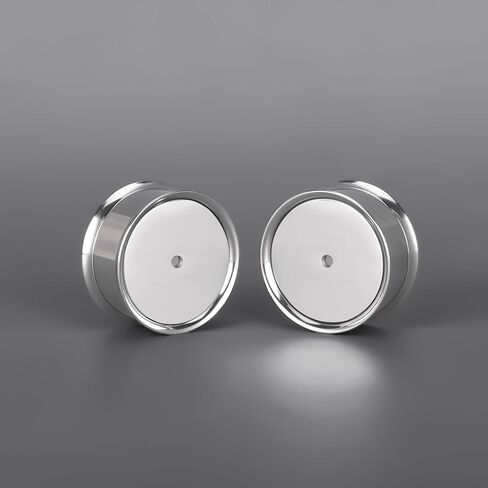 Vankula 2PCS DIY Ear Gauges Tunnels Plugs, 316 Stainless Steel Hypoallergenic Earrings Expanders for Stretched Ears Body Piercing Jewelry for Valentines Day in Kuwait