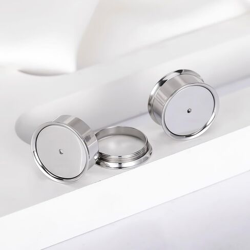 Vankula 2PCS DIY Ear Gauges Tunnels Plugs, 316 Stainless Steel Hypoallergenic Earrings Expanders for Stretched Ears Body Piercing Jewelry for Valentines Day in Kuwait