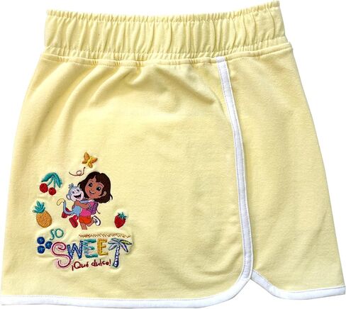 DORA Girls' Dora the Explorer Girls’ 2-piece Embroidered Polo & Skort Outfit Set |Toddler in Saudi Arabia