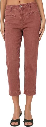 Sidefeel Women's Capri Jeans High Waist Stretchy Skinny Jeans Casual Summer Trendy Cropped Pants with Welt Pockets in Kuwait