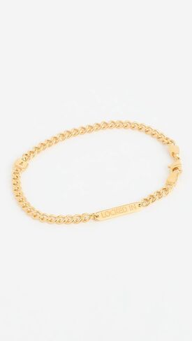 Gwen Beloti Women's Locked in Gold Link Bracelet in Kuwait
