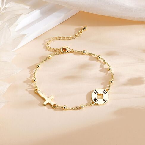 Gnamy Class of 2026 Graduation Gift for Her, Adjustable Compass Cross Bracelet College Middle High School University Graduation Gifts for Women Girls Teenage Teens in Kuwait